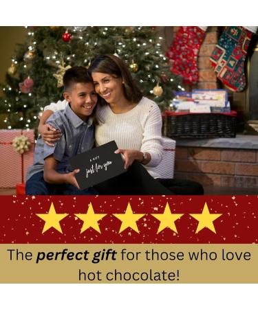 Deluxe Hot Chocolate Gift Set with 6 Variety Pack - Cadbury, Galaxy, Clipper, Maltesers - Includes Mini Marshmallows and Chocolate Spoon - Buy Online on SooperMarket.com