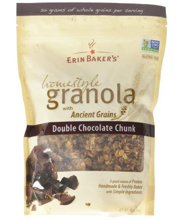 Erin Baker's Homestyle Granola with Ancient Grains Double Chocolate Chunk 12 oz (340 g)