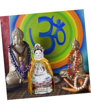 Alipis 3pcs Buddha Shawl Buddha Sculpture Shawl Temple Supplies Hindu Statue Cloak Statue Shawls Fabric Bodhisattva Cloak Desk Topper Altar Creative Cloak Cloth Buddha Statue Crystal 37.5X22.5cm - Buy Online on SooperMarket.com