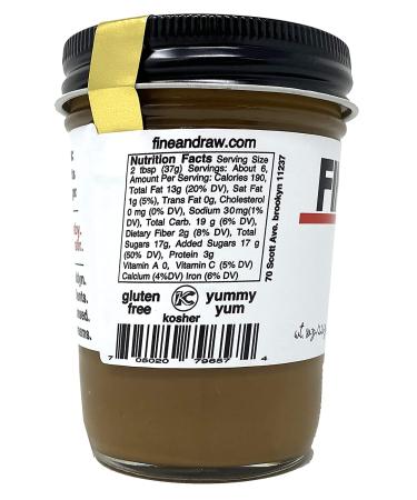 Fine & Raw Organic Hazelnut Butter Spread 8oz - Vegan & Organic Sweet Hazelnut Spread - Buy Online on SooperMarket.com