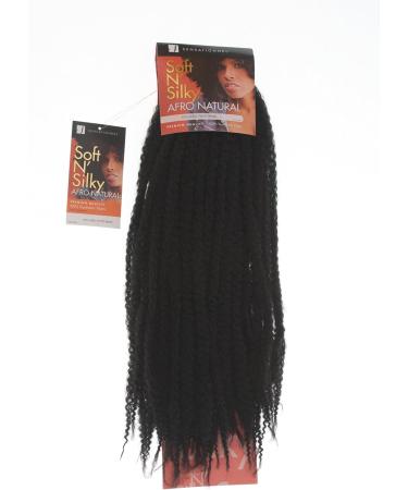 Sensationnel Afro Twist Braid. Colour 2: Black. Soft and Silky Afro Natural - Buy Online on SooperMarket.com