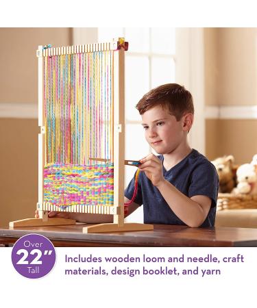 Melissa & Doug Wooden Multi-Craft Weaving Loom - Extra-Large Frame - 22.75 x 16.5 inches - Buy Online on SooperMarket.com