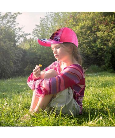 Buy Froze Baseball Cap for Girls | 2-Piece Summer Adjustable Hats with Cartoon Print & UV Protection - Buy Online on SooperMarket.com
