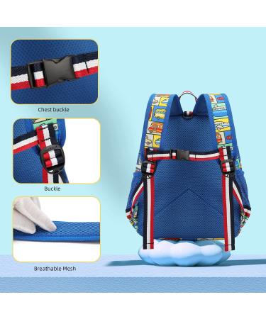 Willikiva Cartoon Bus Kindergarten Backpack with Leash | Waterproof Preschool Toddler Backpack for Boys and Girls (Car) - Buy Online on SooperMarket.com
