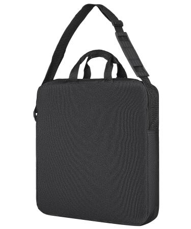 14" Ring Carrying Bag with Durable Nylon,Portable Camera Ring Light Carrying Case for 14 inch Selfie Ring Light,14 inch Desk LED Ring Light Protector-Black