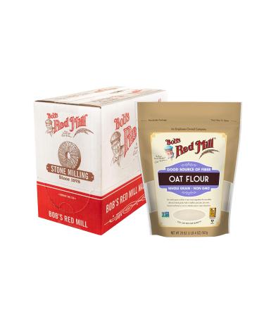 Bob's Red Mill Whole Grain Oat Flour, 20-ounce (Pack of 4)