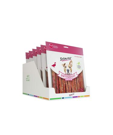 DOKAS Grain-free premium snack in strips for dogs Made from duck breast fillet 500 g (pack of 6) Single