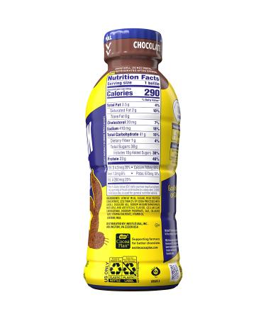 Nestle Nesquik Protein Plus Chocolate Milk - 14 Fl Oz (Pack of 12) - Buy Online on SooperMarket.com