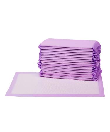Amazon Basics Cat Litter Box Pads Lemon Scent Pack of 20 Purple White Lemon 20 Count
