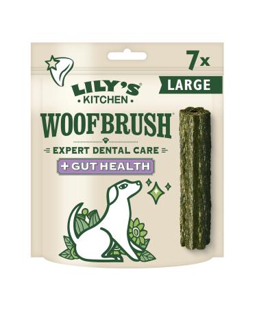 Lily's Kitchen Woofbrush Dental Chew with Dental Health - Natural Dental Sticks for Large Dogs (28 x 47g) Sweet Potato 28 x 47g