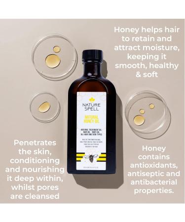 Nature Spell Honey Care Oil for Hair and Body - 150ml | Nourish & Hydrate Your Skin and Hair - Buy Online on SooperMarket.com