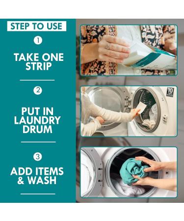 Eco Living Club Laundry Detergent Sheets Hypoallergenic Eco-Friendly Biodegradable Plastic Free Paraben and Cruelty Free Travel Friendly Eco-strips (40 Load) (Spring Scent) - Buy Online on SooperMarket.com