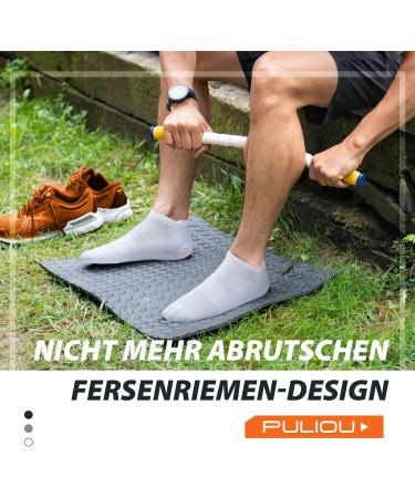 Buy Puliou 10 Pairs Short Cotton Sports Socks for Men & Women | Breathable Running & Hiking Socks Size 39-42 - White - Buy Online on SooperMarket.com