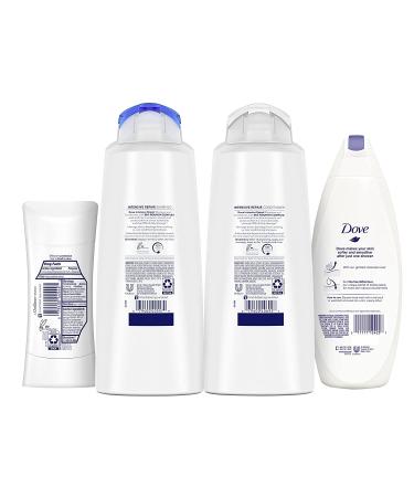 Dove Deep Moisture Hair and Skin Care Regimen Pack - 2 Hair, 2 Skin Products for Soft Skin and Clean Hair - Buy Online on SooperMarket.com
