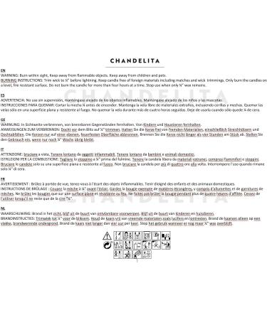 Chandelita Coffee Aroma Candle - Enhance Focus & Well-Being with Light Rum Scent - International Shipping - Buy Online on SooperMarket.com