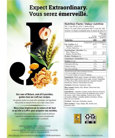 Jordans Morning Crisp Granola Cereal - Hands Up For Honey Nut 400g Honey Nut 500 g (Pack of 1) - Buy Online on SooperMarket.com