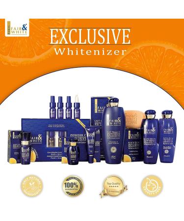 Fair and White Exclusive Skin Brightening Cream with Vitamin C | 1.7 Fl oz | Anti Aging Formula with Glycerin and Castor Oil for Face & Body - Buy Online on SooperMarket.com