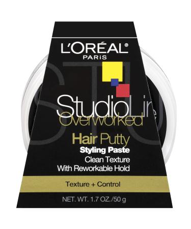 L'Oral Paris Studio Line Overworked Hair Putty, 1.7 oz.