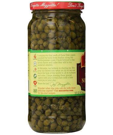Mezzetta Non-Pareil Capers 16oz - Premium Quality, Gourmet Caper for Culinary Delights - Buy Online on SooperMarket.com