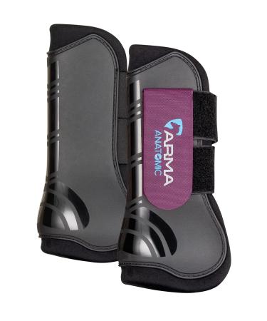 Shires Arma Tendon Boots - Black/Plum Full