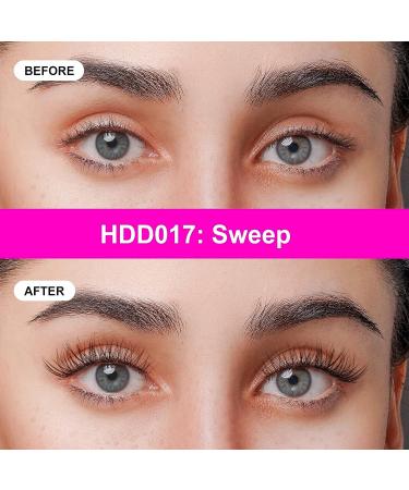 Caelymine D Curl Lash Extension Clusters - 72pcs Natural Look 10-16mm MIX (HD17) - Buy Online on SooperMarket.com