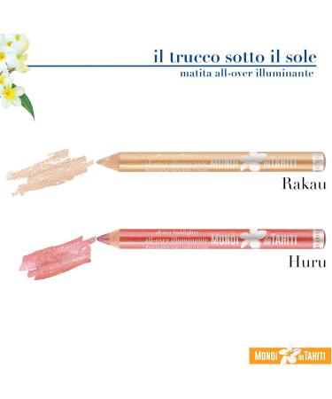 Helan Mono de Tahiti - Multipurpose Make Up Face Illuminator as Eyeshadow Pencil Glitter Eye Light Dots and Blush Stick with Vitamin E and Jojoba Oil Long Lasting Makeup Glow Effect Makeup - Buy Online on SooperMarket.com