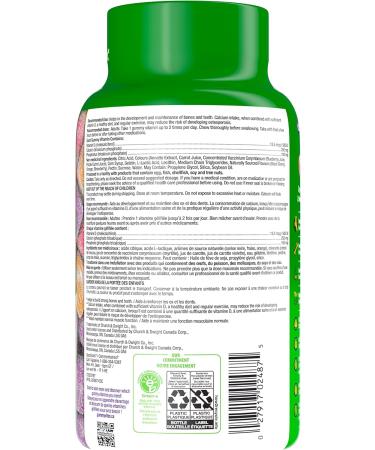 Vitafusion Calcium Adult Vitamin Gummies Strong Bones and Teeth Prevents Osteoperosis Muscle Function 100 Count (1.5-Month Supply) Packaging May Vary - Buy Online on SooperMarket.com