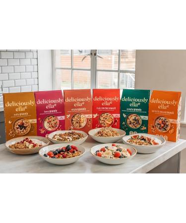 Deliciously Ella - Granola & Muesli Gluten-Free Vegan Friendly Healthy Breakfast (6 boxes) (Nutty Granola) - Buy Online on SooperMarket.com