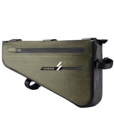 HYSENM frame bag triangle bag bicycle large capacity waterproof 5L/8L reflective 8L
