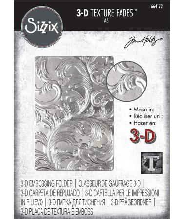 Sizzix 3-D Texture Fades Embossing Folder - Multi Color | High-Quality Embossing Tool - Buy Online on SooperMarket.com