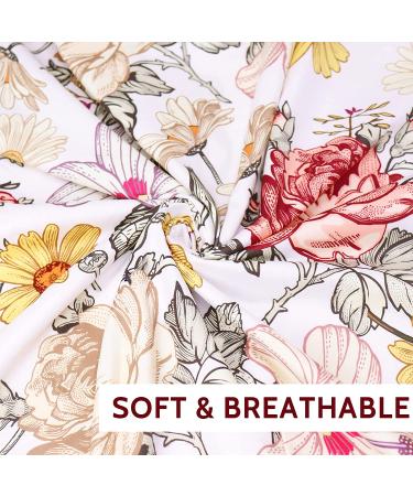 Soft Floral Newborn Lounger Cover | Removable Slipcover for Infant Lounger Pillow - Buy Online on SooperMarket.com