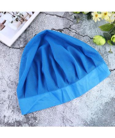 KESYOO Mesh Sleep Cap Bonnet - Breathable Hair Loss Night Cap for Daily Use - Blue - Buy Online on SooperMarket.com