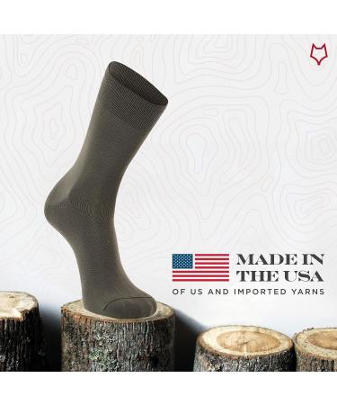 FoxRiver Men's Wick Dry Auras Ultra-Lightweight Liner Crew Socks - Large Olive - Buy Online on SooperMarket.com
