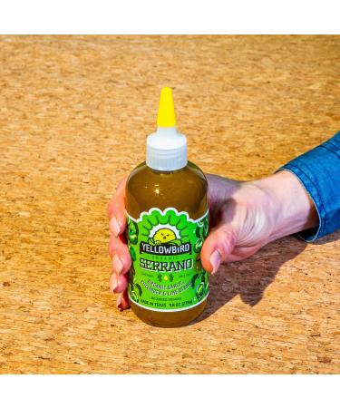 Organic Serrano Hot Sauce by Yellowbird - Spicy, Gluten-Free & Non-GMO - 9.8oz - Buy Online on SooperMarket.com