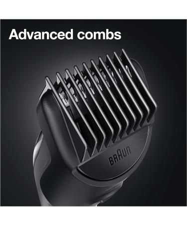 Braun 7-in-1 All-In-One Male Grooming Kit - MGK3245 Black/Blue Razor - Gifts For Men UK - 5 Attachments - Buy Online on SooperMarket.com