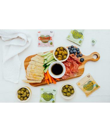 OLOVES Natural Whole Pitted Olives Variety Pack - Basil & Garlic, Chili & Oregano, Lemon & Rosemary | Vegan, Kosher, Gluten Free, Keto Friendly Healthy Snacks - 1.1 Ounce (Pack of 24) | 24-Pack Assorted Flavors - Buy Online on SooperMarket.com