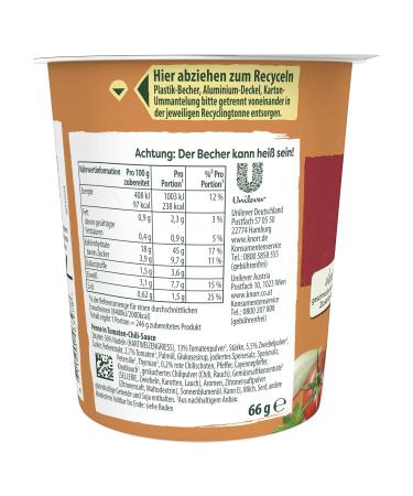 Buy Knorr Pasta Snack Arrabiata | Instant Noodles Ready in 5 Minutes | 66g Pack - Delicious International Shipping Available - Buy Online on SooperMarket.com