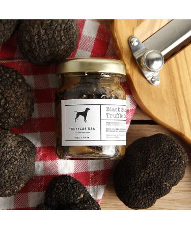 TRUFFLES USA Black Truffle Slices Carpaccio 1.76 oz - Imported from Italy | Vegetarian & Gluten Free - Buy Online on SooperMarket.com
