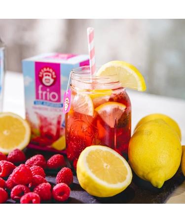 Teapot Frio Tea 6 Series Pack - Raspberry Lemon Currant Lemon Peach-Maracuja Rhubarb Cherry Iced Tea Lemon & Peach - 18 Double Chamber Bags - Buy Online on SooperMarket.com