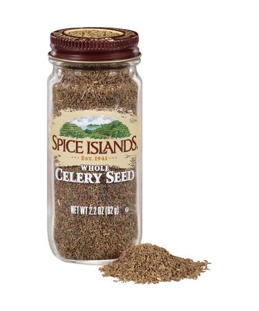 Spice Islands Whole Celery Seeds 2.2oz - Premium Quality Seasoning for Cooking and Baking - Buy Online on SooperMarket.com