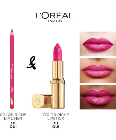L'Oreal Paris Color Riche Satin Smooth Lipstick Moisturising Pure Pigment Lip Colour With Omega 3 & Vitamin E 110 Made in Paris Made in Paris 111 1 count (Pack of 1) - Buy Online on SooperMarket.com