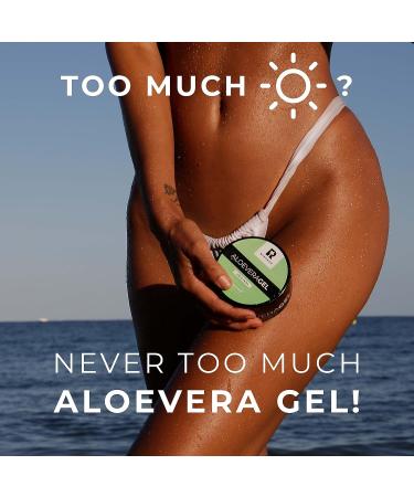 BYROKKO Aloe Vera Gel (215ml) - Fast-Absorbing After-Tanning Cooling Gel for Hydrated and Regenerated Skin - Buy Online on SooperMarket.com