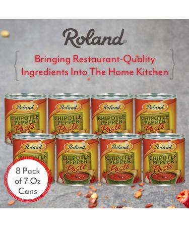 Roland Foods Chipotle Pepper Paste 7oz Can, Pack of 8 - Specialty Imported Mexican Food - Buy Online on SooperMarket.com