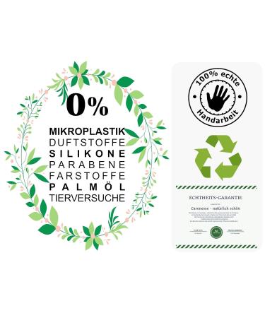 Carenesse Aleppo Soap Package - Vegan Handmade Natural Soap | 5 Pieces | 85% Olive Oil & 15% Laurel Oil | Traditional Authentic Soap (900-950g) - Buy Online on SooperMarket.com