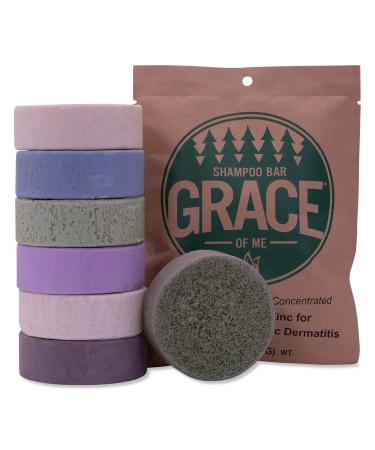 2% Pyrithione Zinc Shampoo Bar with Shea Butter - Sweet Vanilla & Cinnamon | Grace of Me (4 Oz) - Best for Scalp Health & Dandruff Relief | International Shipping Available - Buy Online on SooperMarket.com