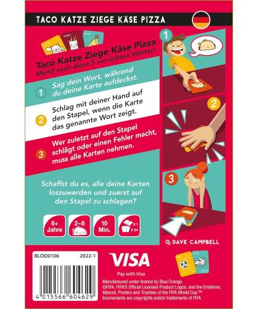 Blue Orange BLOD0106 Taco Cat Goat Cheese Pizza (FIFA Edition) Game Multicoloured Colourful - Buy Online on SooperMarket.com