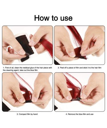 360 Double Sided Hair Extension Tape Tabs - Black Adhesive for Extensions & Wigs - Buy Online on SooperMarket.com