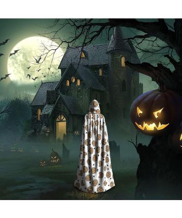 YYHHAOFA Halloween Adult Hooded Cloak - Cosplay Party Costume for Men and Women Cookies Food Chocolate Chip Biscuits Cookies Food Chocolate Chip Biscuits One size - Buy Online on SooperMarket.com