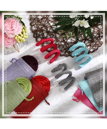 Nosiny 6 Pcs Spiral Lock Hair Ties - Colorful Dreadlock Accessories for Locs - Bendable Bands for Thick Curly Hair - Ponytail Holders for Women Men - Includes 6 Bags - Buy Online on SooperMarket.com