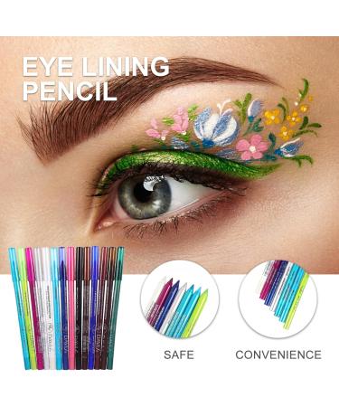 MUSISALY 14pcs Eyeshadow Pencil Set Makeup Eye Liner Pencil Eye Lining Drawing Pencil Cosmetics Pencil Makeup Pencil Girl Eyeliner Pencil Girl Eye Liner Drawing Pencil Eye Lining Tool - Buy Online on SooperMarket.com